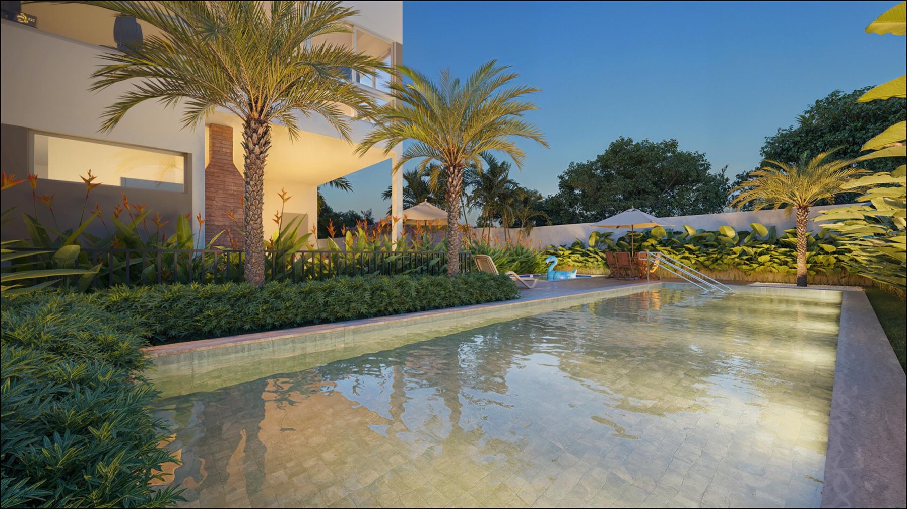 Piscina do Città José Rufino Residence