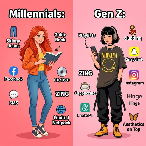 Millennials vs Gen Z
