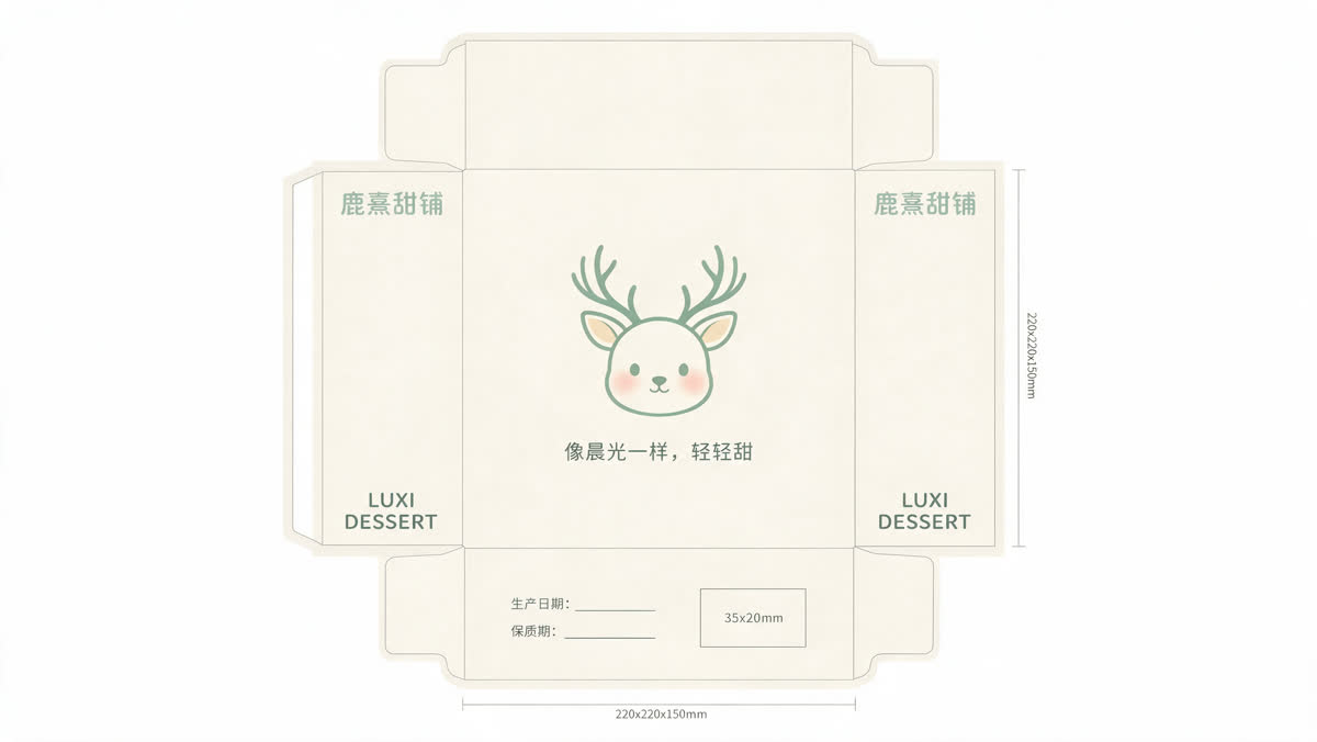 蛋糕盒刀版