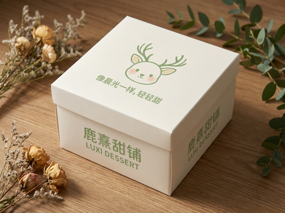 蛋糕盒 mockup