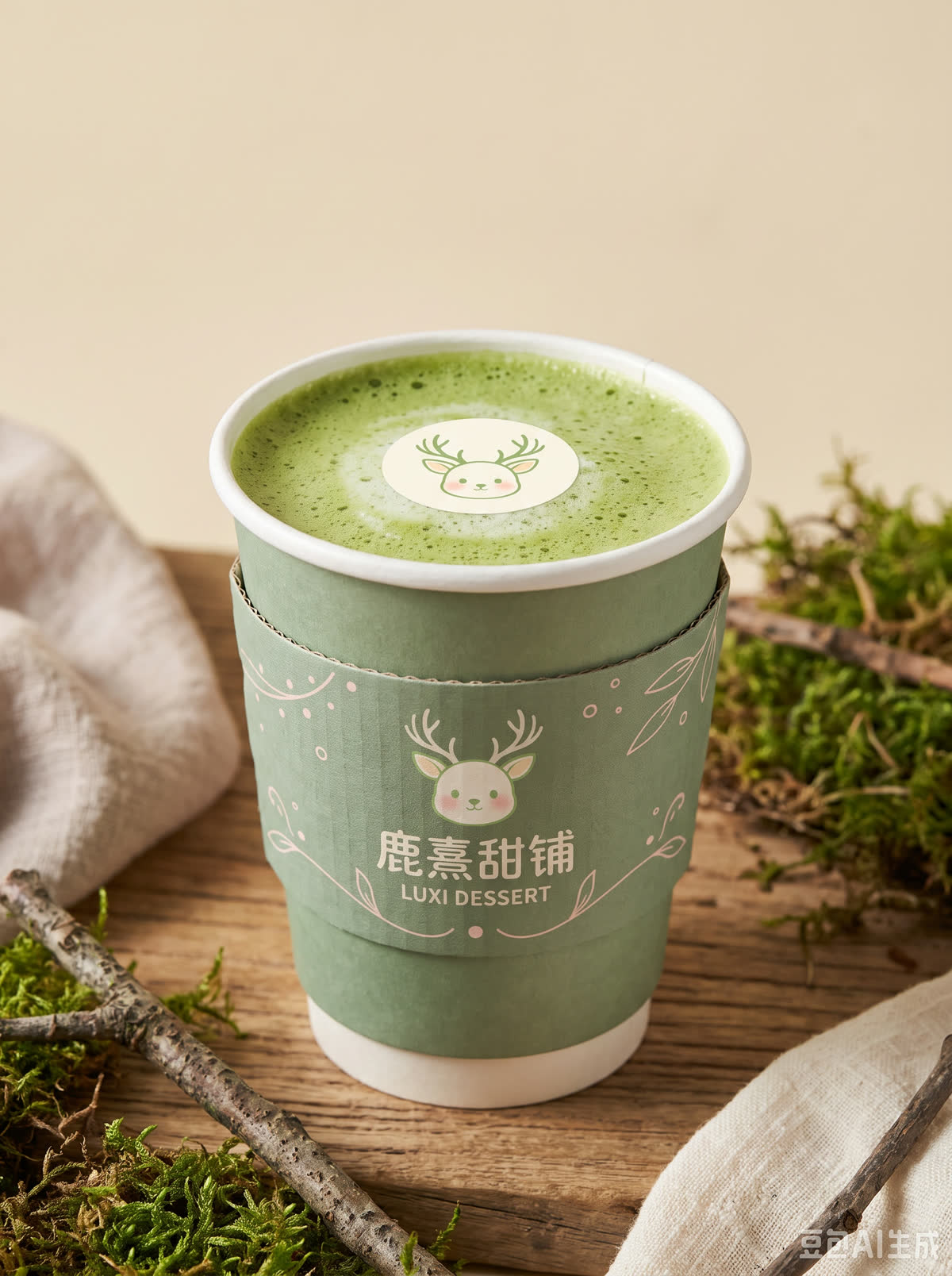 杯贴杯套 mockup