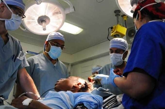 Orthopaedic Surgical Team in Operation Theater
