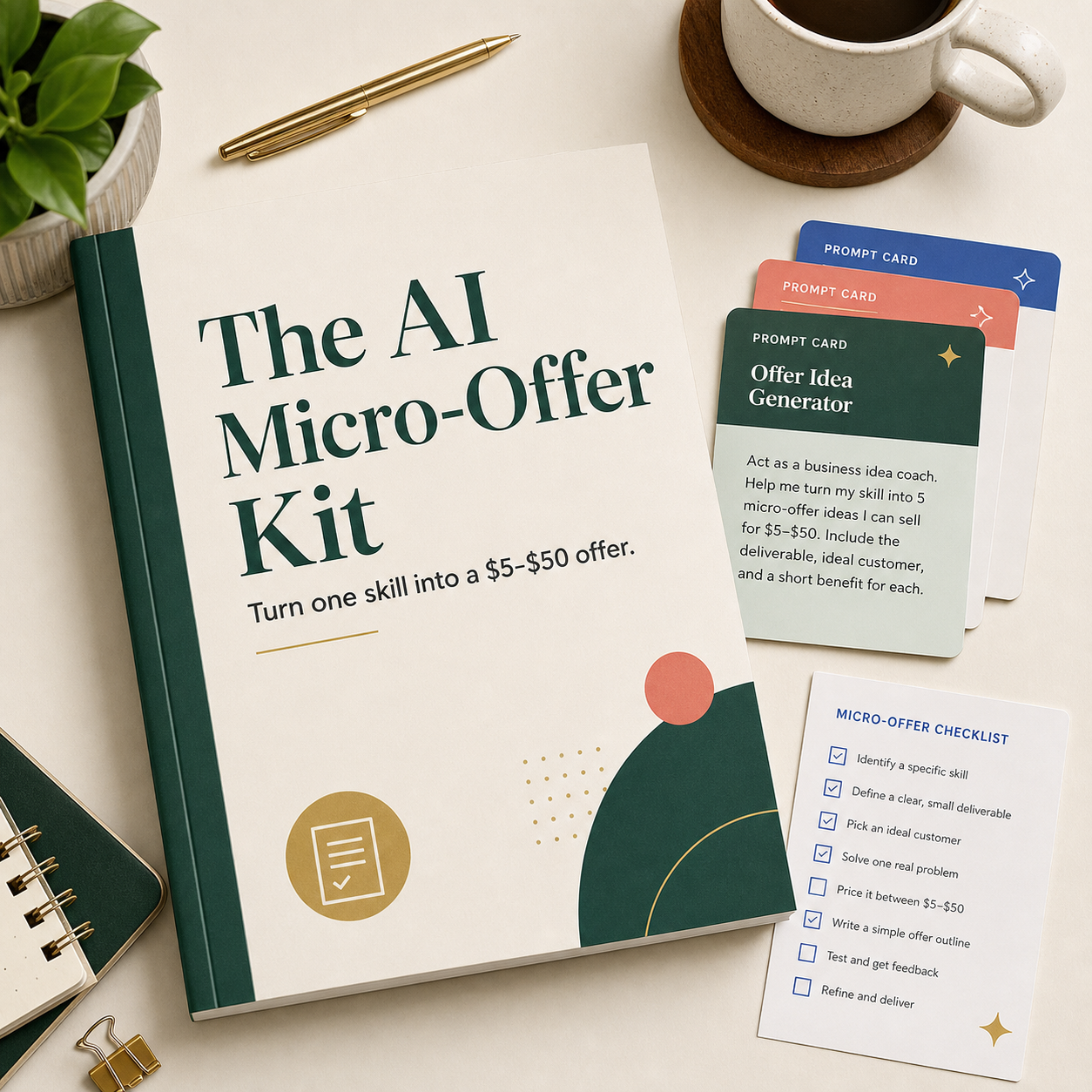 Product cover for The AI Micro-Offer Kit