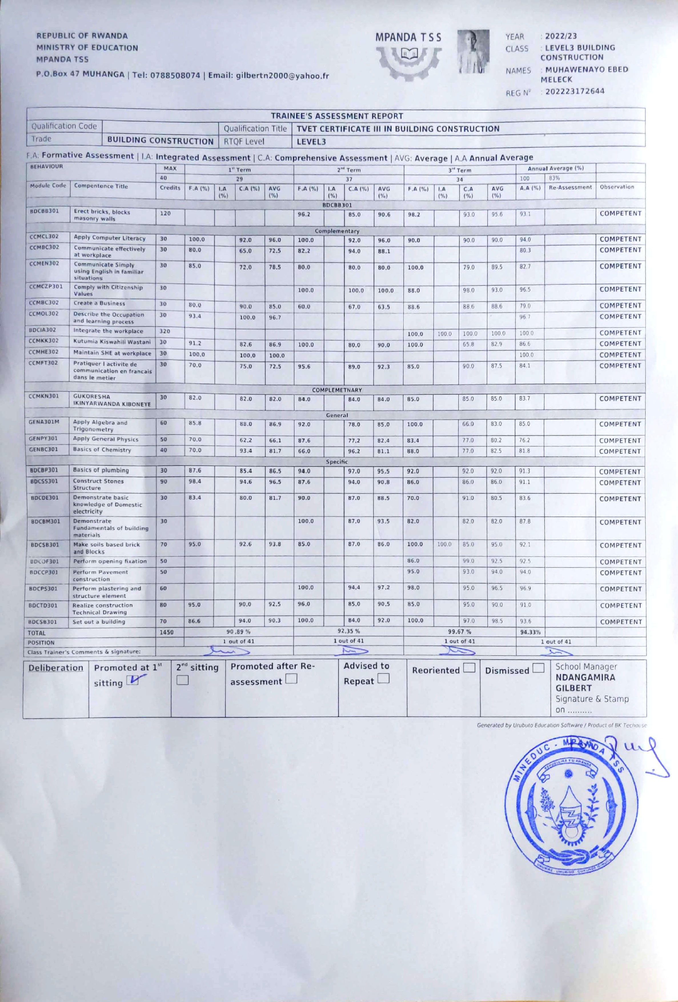 L3 FAKE REPORT